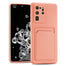 Samsung Galaxy S20 Ultra Handyhülle in Rosa mit Kameraschutz und Kartenfach