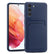 Samsung Galaxy S21 FE Handyhülle in Blau mit Kameraschutz und Kartenfach