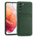 Samsung Galaxy S21 FE Handyhülle in Grün mit Kameraschutz und Kartenfach