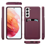 Samsung Galaxy S22 Plus Handyhülle in Lila mit Kameraschutz und Kartenfach