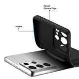 Samsung Galaxy S23 Ultra Handyhülle in Grün mit Kameraschutz und Kartenfach