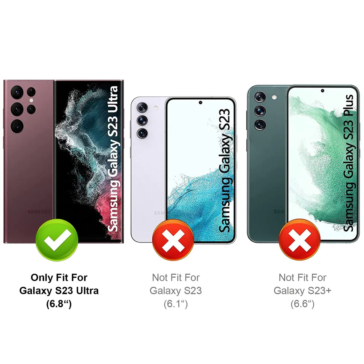 Samsung Galaxy S23 Ultra Handyhülle in Lila mit Kameraschutz und Kartenfach