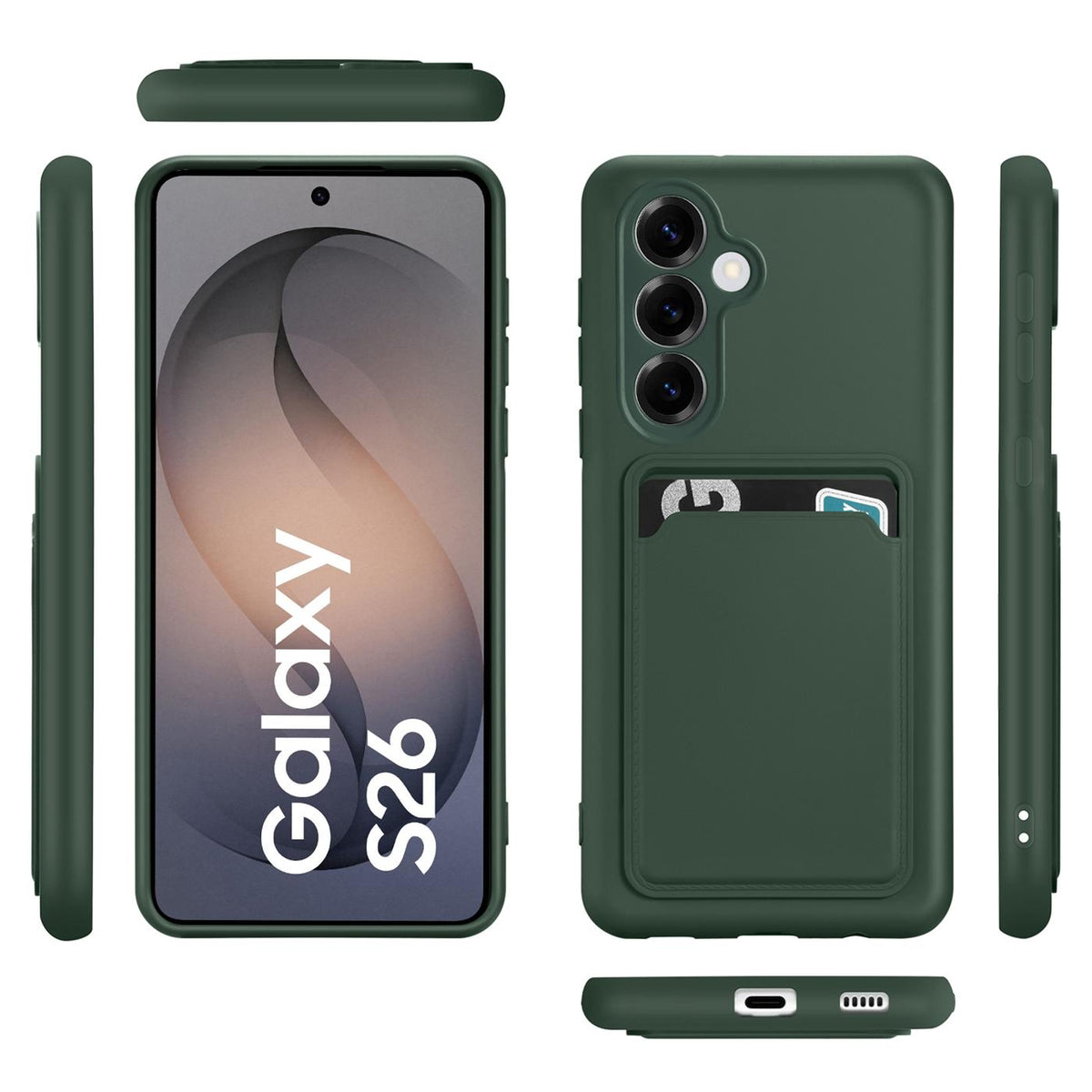 Samsung Galaxy S26 - Slim Hülle mit Kartenfach