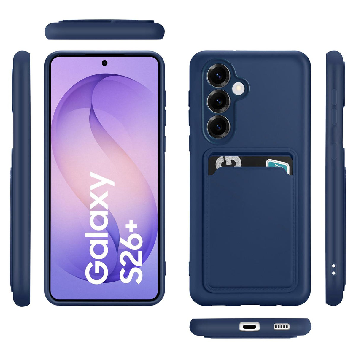 Samsung Galaxy S26 Plus - Slim Hülle mit Kartenfach