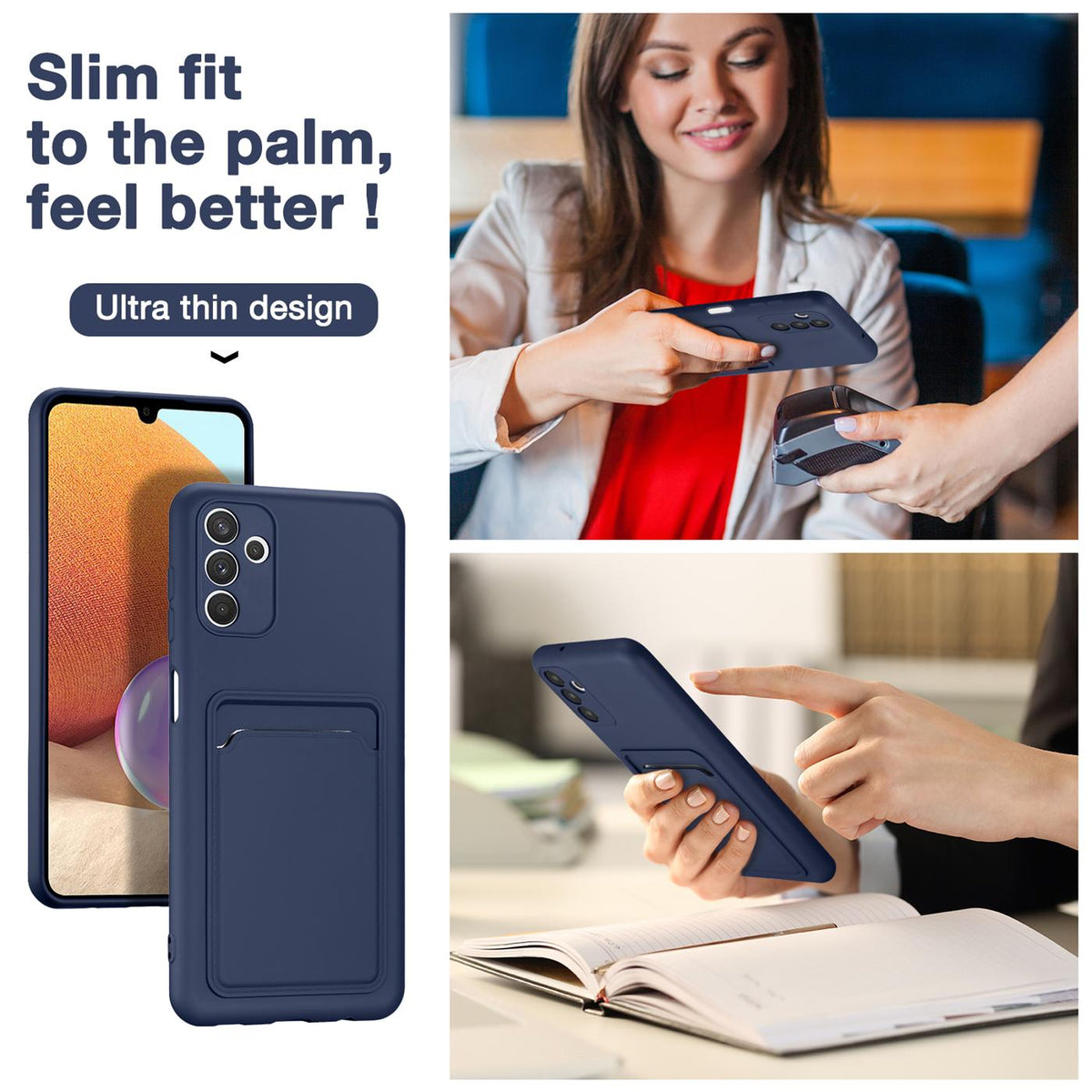 Samsung Galaxy S26 Plus - Slim Hülle mit Kartenfach