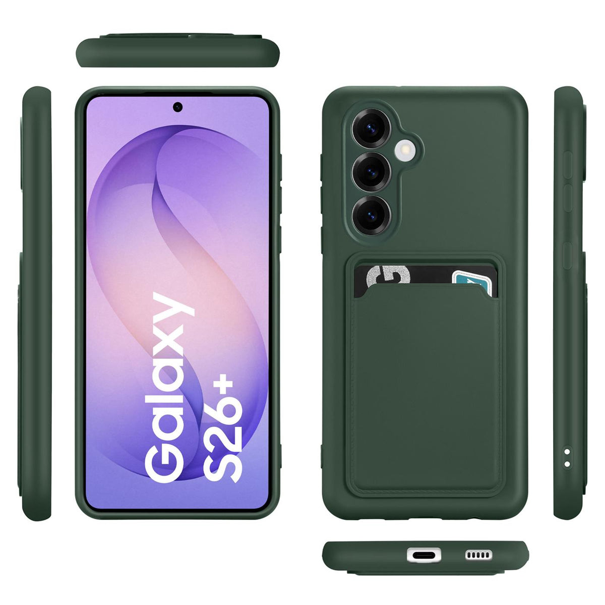 Samsung Galaxy S26 Plus - Slim Hülle mit Kartenfach