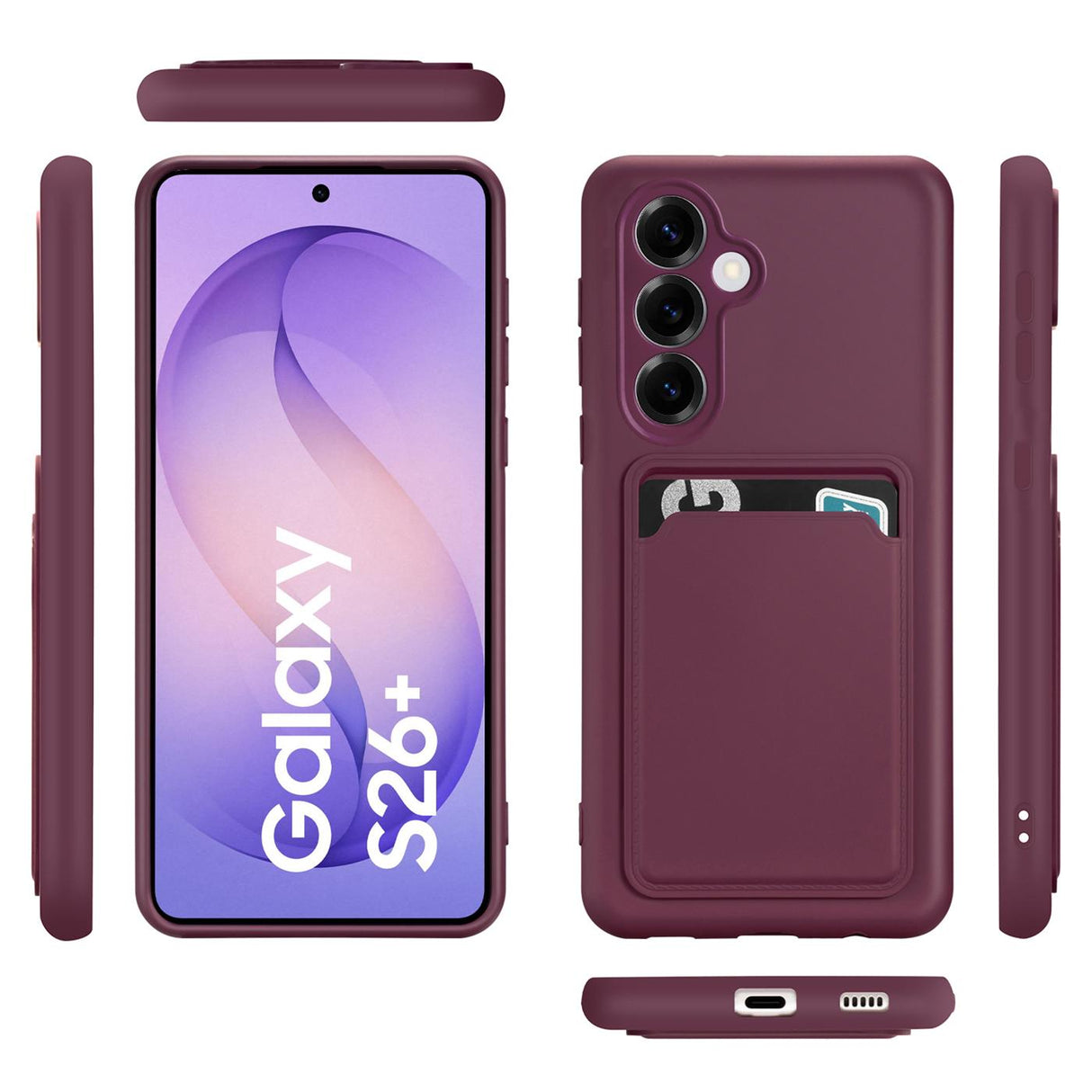 Samsung Galaxy S26 Plus - Slim Hülle mit Kartenfach