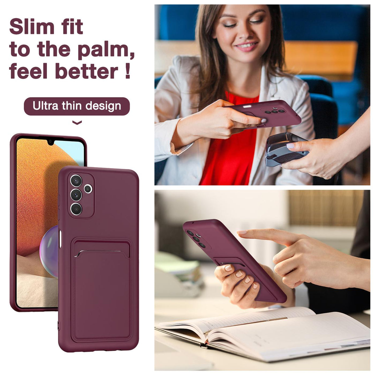 Samsung Galaxy S26 Plus - Slim Hülle mit Kartenfach