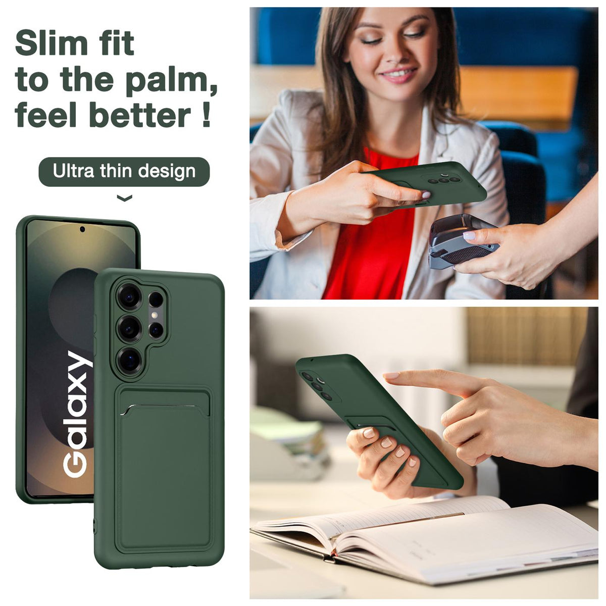 Samsung Galaxy S26 Ultra - Slim Hülle mit Kartenfach