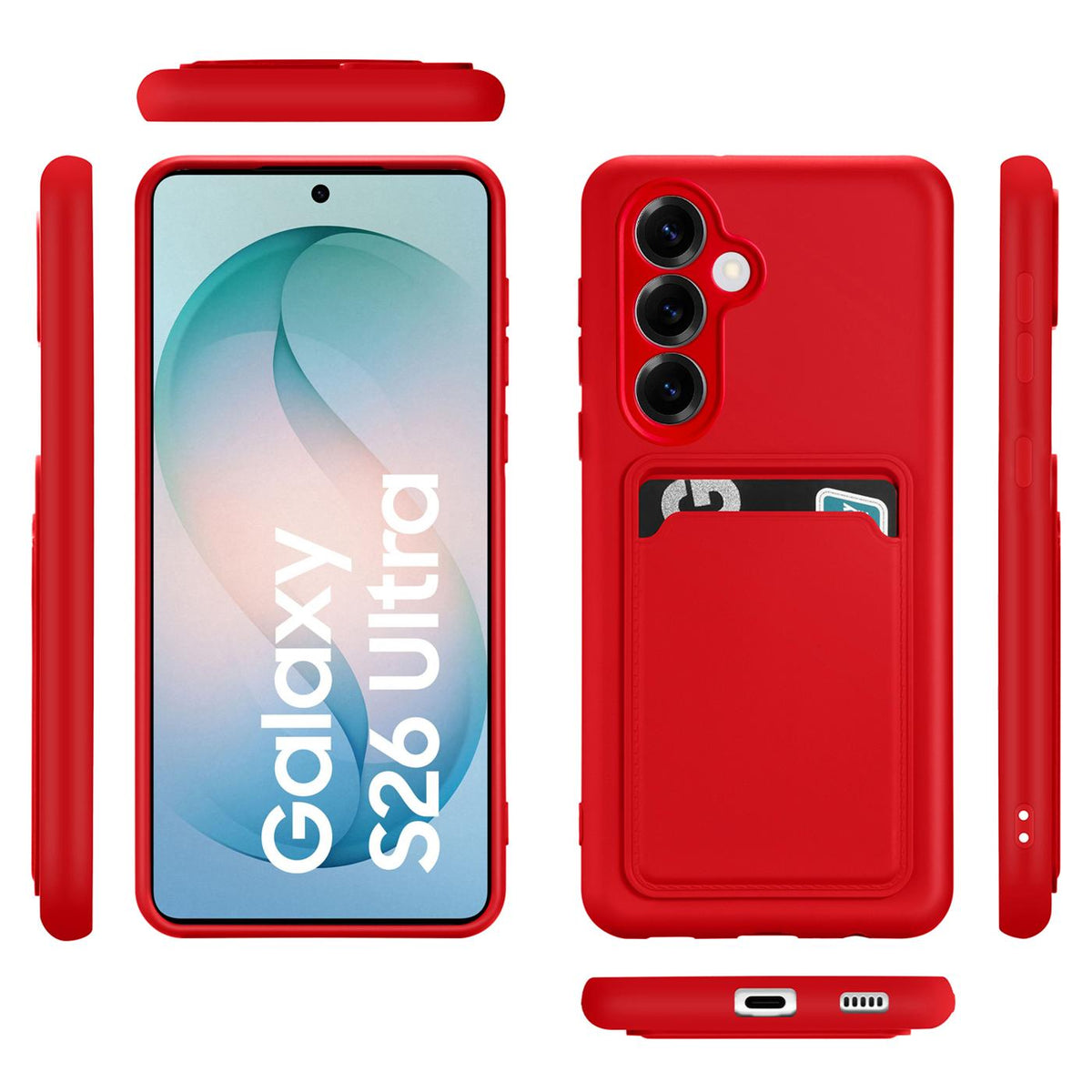 Samsung Galaxy S26 Ultra - Slim Hülle mit Kartenfach