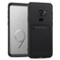 Samsung Galaxy S9 Handyhülle in Schwarz mit Kameraschutz und Kartenfach