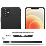 Flexible und sichere TPU Handyhülle für iPhone 12 Mini in Schwarz
