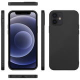 Flexible und sichere TPU Handyhülle für iPhone 12 Mini in Schwarz