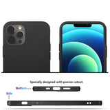 Flexible und sichere TPU Handyhülle für iPhone 12 Pro Max in Schwarz