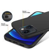 Flexible und sichere TPU Handyhülle für iPhone 13 in Schwarz