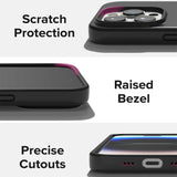 Flexible und sichere TPU Handyhülle für iPhone 14 Pro Max in Schwarz