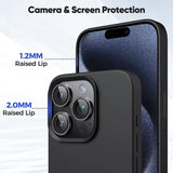 Flexible und sichere TPU Handyhülle für iPhone 16 Pro in Schwarz