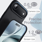 Flexible und sichere TPU Handyhülle für iPhone 17 Air in Schwarz