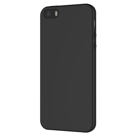 Flexible und sichere TPU Handyhülle für iPhone 5 / 5S / SE in Schwarz