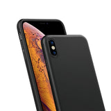 Flexible und sichere TPU Handyhülle für iPhone Xs Max in Schwarz
