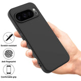 Flexible und sichere TPU Handyhülle für Google Pixel 10 Pro XL in Schwarz