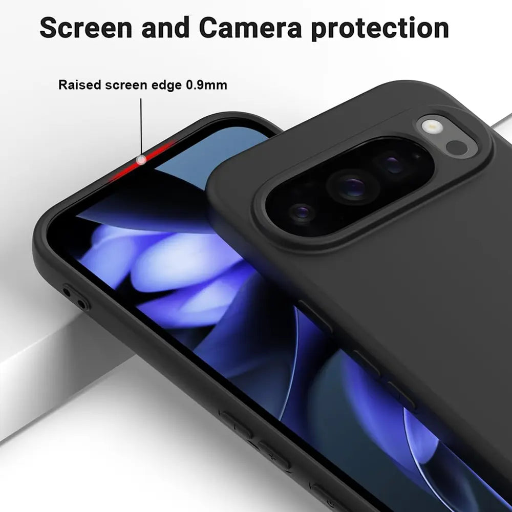 Flexible und sichere TPU Handyhülle für Google Pixel 10 Pro XL in Schwarz