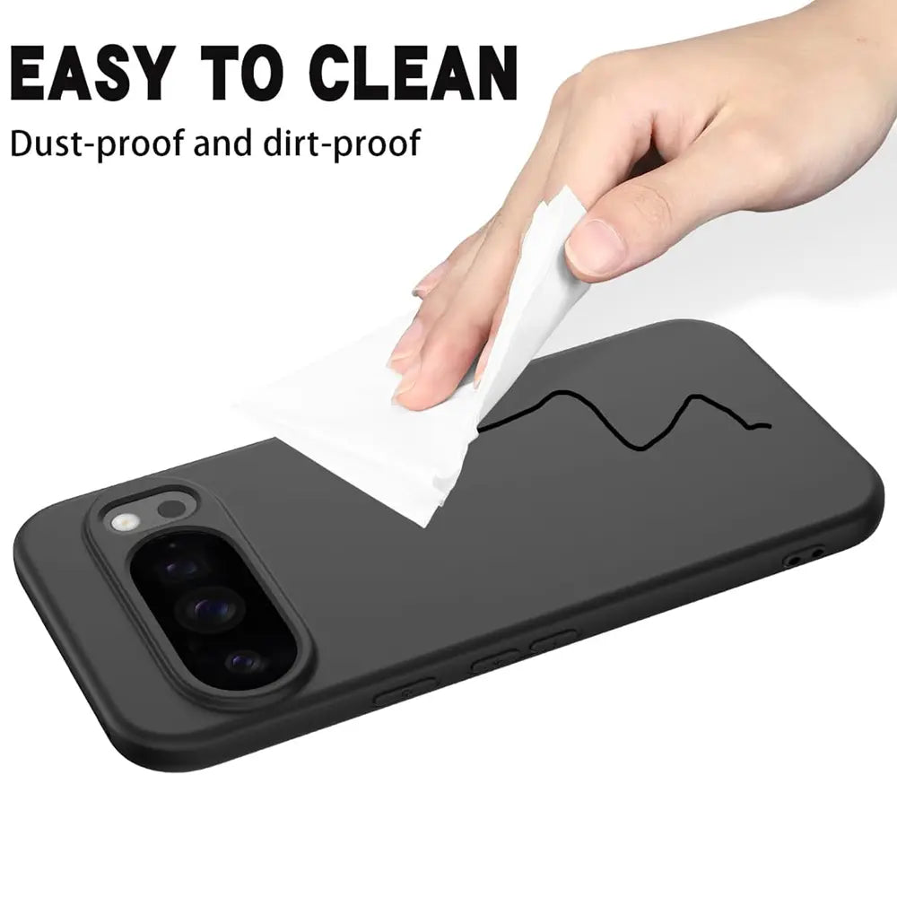 Flexible und sichere TPU Handyhülle für Google Pixel 10 Pro XL in Schwarz