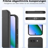 Google Pixel 10a - Slim Silikon Hülle Schwarz Matt