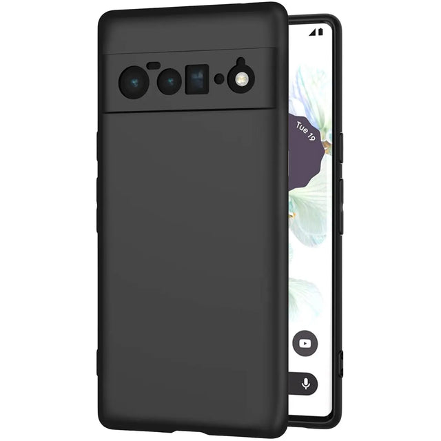 Flexible und sichere TPU Handyhülle für Google Pixel 6 Pro in Schwarz