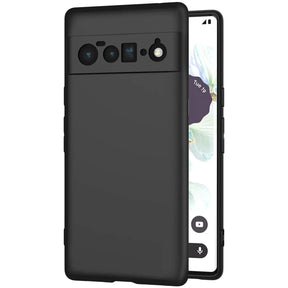 Flexible und sichere TPU Handyhülle für Google Pixel 6 in Schwarz