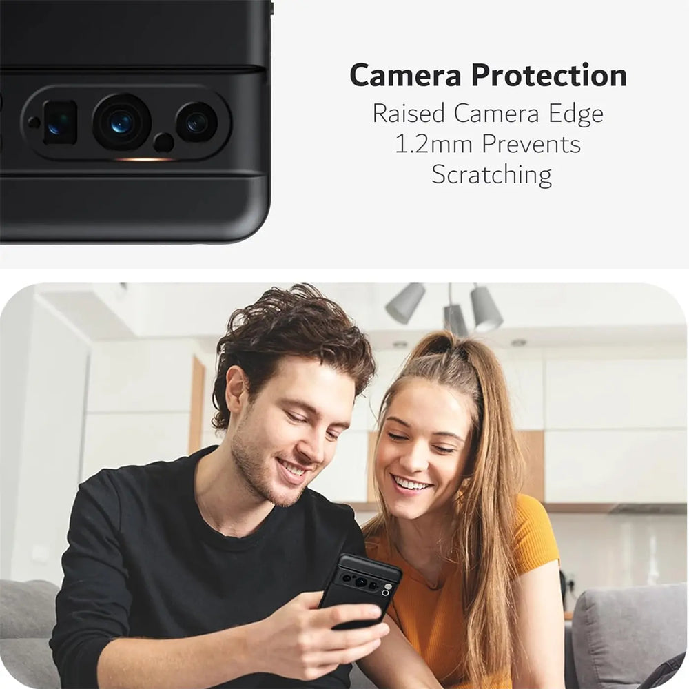 Flexible und sichere TPU Handyhülle für Google Pixel 8 Pro in Schwarz