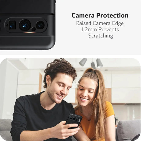 Flexible und sichere TPU Handyhülle für Google Pixel 8 Pro in Schwarz