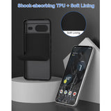 Flexible und sichere TPU Handyhülle für Google Pixel 8 in Schwarz