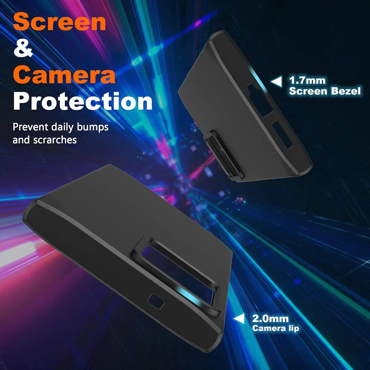 Flexible und sichere TPU Handyhülle für HMD Arc in Schwarz