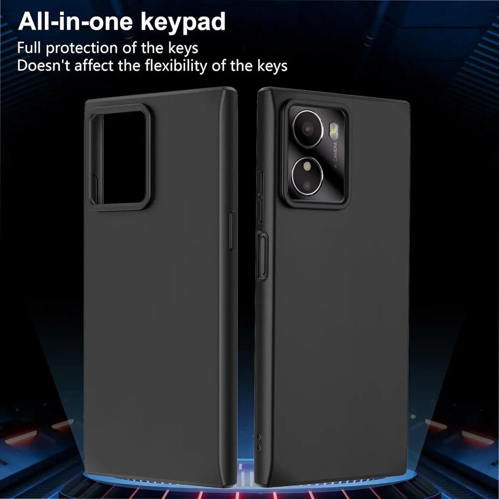 Flexible und sichere TPU Handyhülle für HMD Fusion X1 in Schwarz