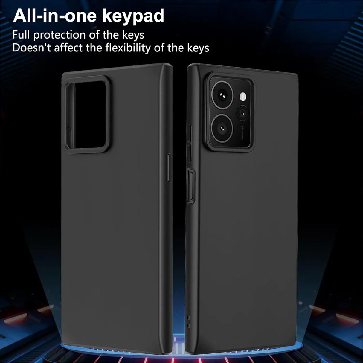 Flexible und sichere TPU Handyhülle für HMD Skyline in Schwarz