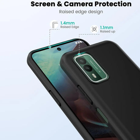 Flexible und sichere TPU Handyhülle für HMD XR21 in Schwarz