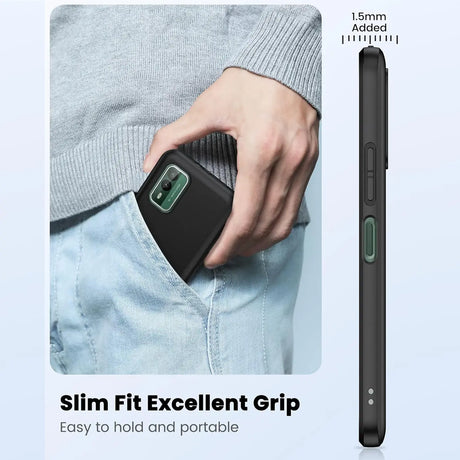 Flexible und sichere TPU Handyhülle für HMD XR21 in Schwarz