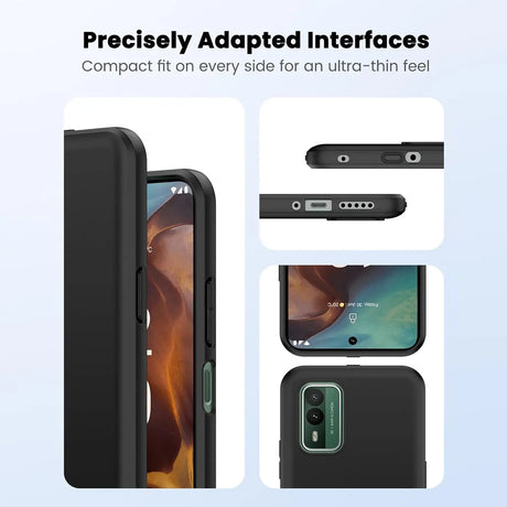 Flexible und sichere TPU Handyhülle für HMD XR21 in Schwarz