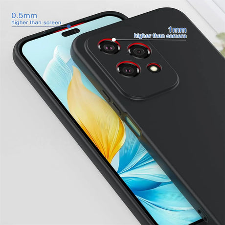 Flexible und sichere TPU Handyhülle für Honor 200 Lite in Schwarz