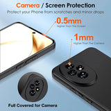 Flexible und sichere TPU Handyhülle für Honor 200 in Schwarz