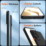 Flexible und sichere TPU Handyhülle für Honor 200 in Schwarz
