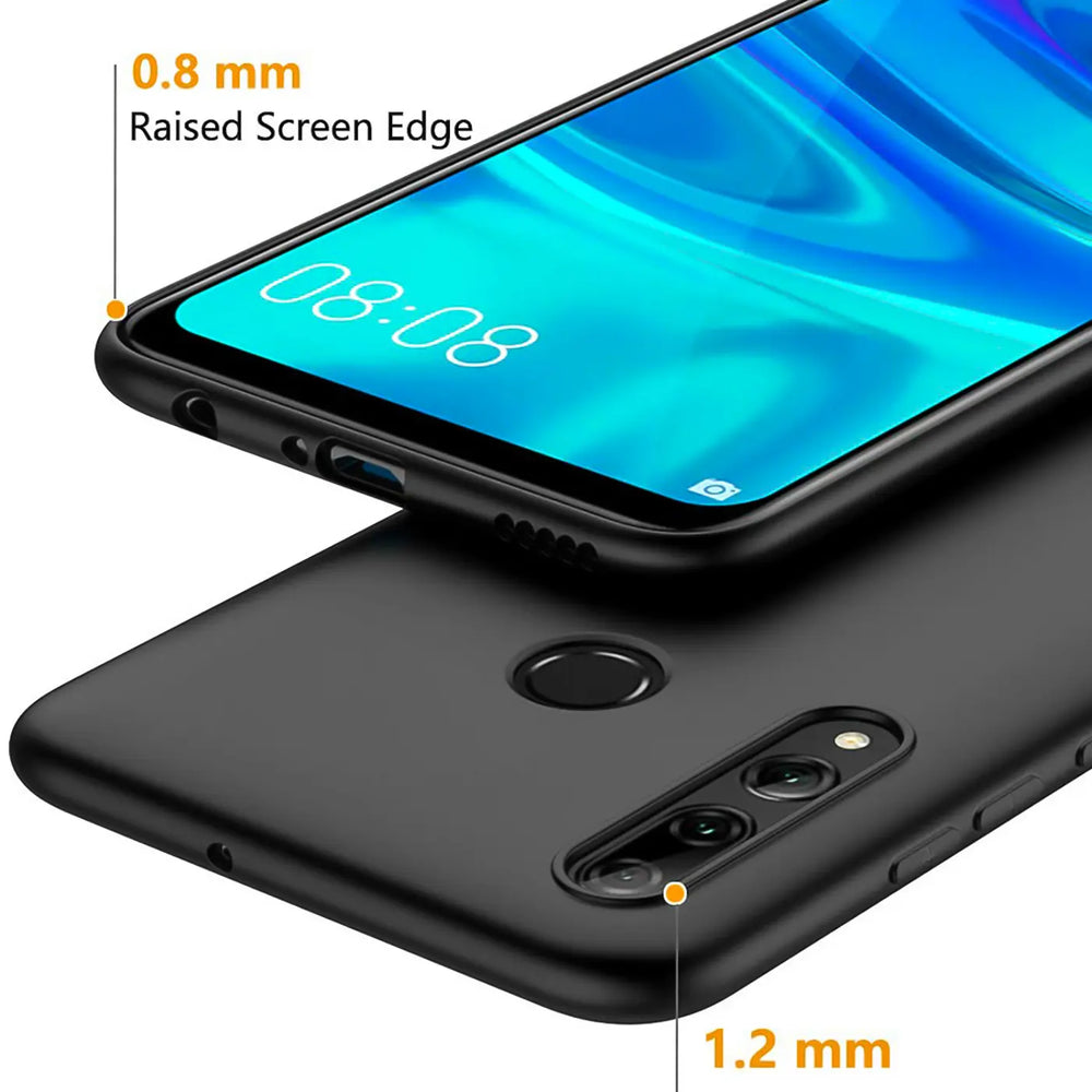 Flexible und sichere TPU Handyhülle für Honor 20 Lite / 20E in Schwarz