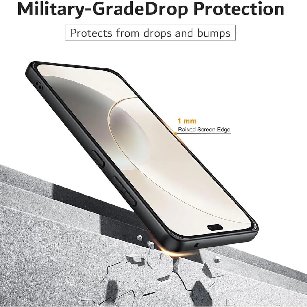 Flexible und sichere TPU Handyhülle für Honor 400 Lite in Schwarz