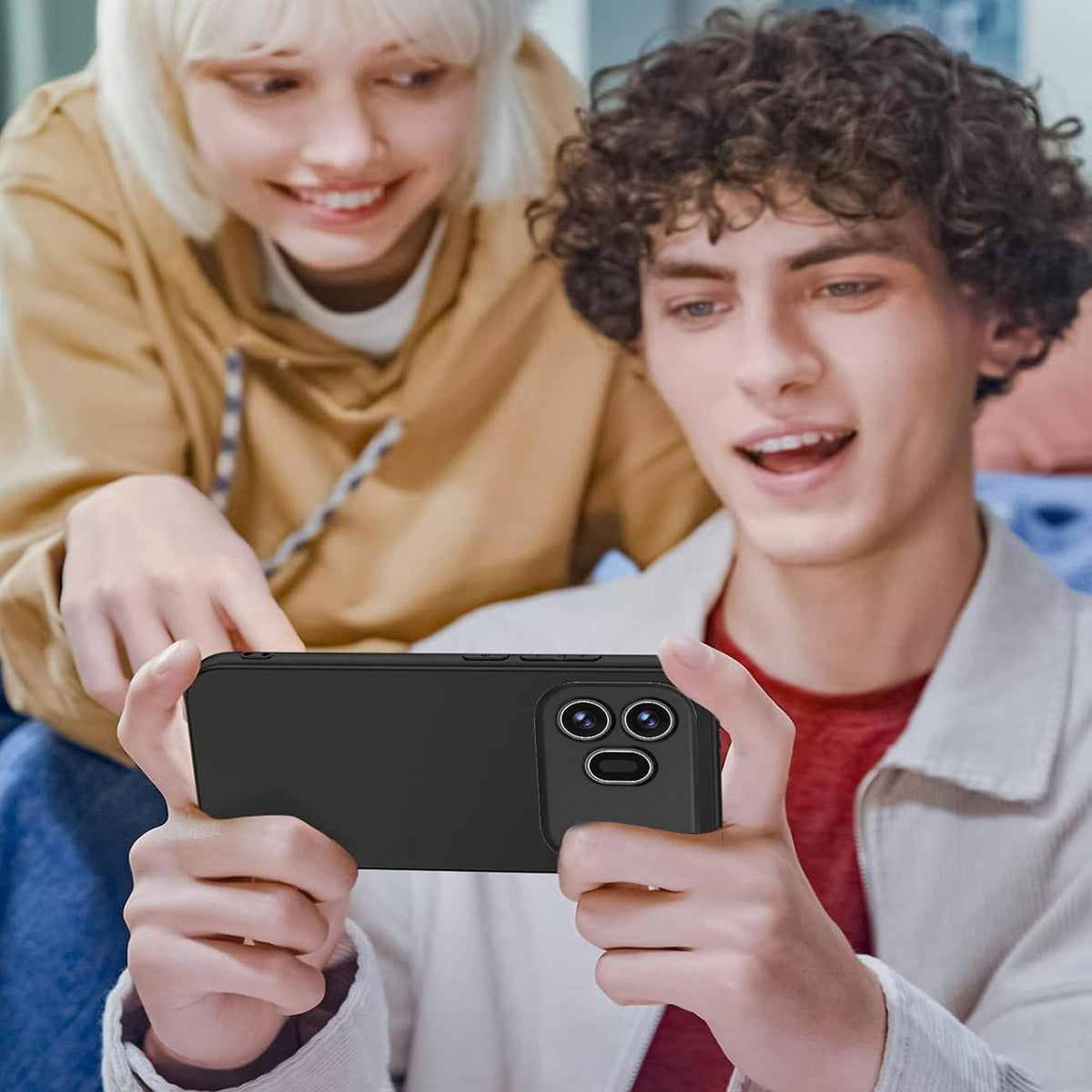 Honor 600 - Slim Silikon Hülle Schwarz Matt