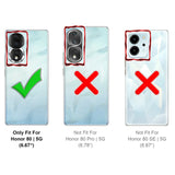 Flexible und sichere TPU Handyhülle für Honor 80 in Schwarz