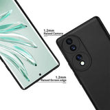 Flexible und sichere TPU Handyhülle für Honor 80 in Schwarz