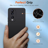 Flexible und sichere TPU Handyhülle für Honor 90 in Schwarz