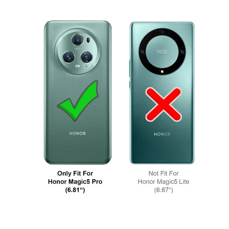 Flexible und sichere TPU Handyhülle für Honor Magic5 Pro in Schwarz