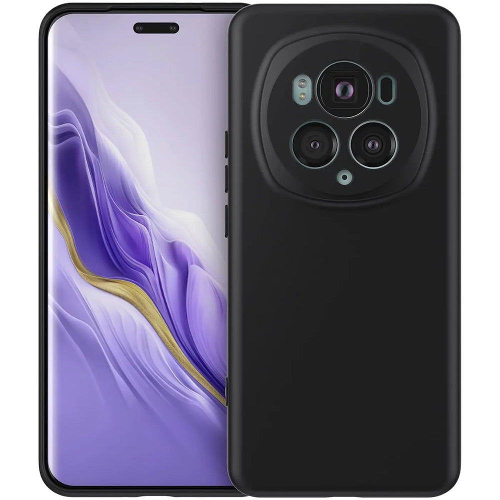 Flexible und sichere TPU Handyhülle für Honor Magic 6 Pro in Schwarz